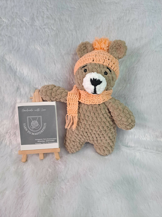 Give the gift of cuddles with the Crochet Plushie Bear—a lovable companion crafted with soft yarn and sweet details, sure to become a cherished favorite.vv