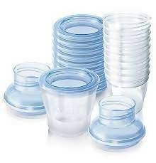 PHILIPS Avent Breast Milk Storage Cups, 6 oz (Pack of 10)