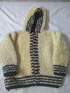 Kids woollen hand made sweater with hoodie