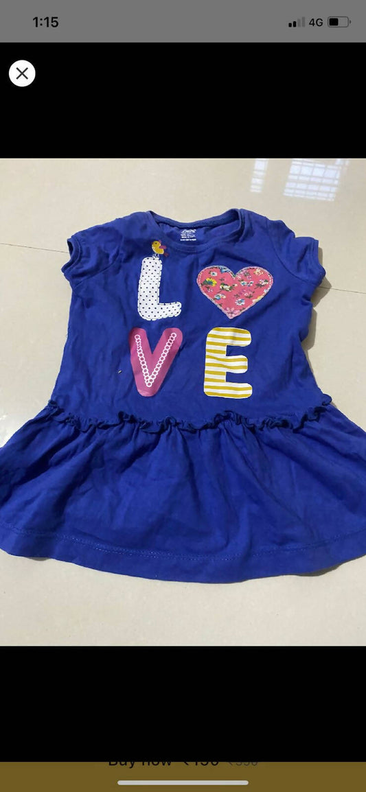 Dress/Frock for Baby Girl - Blue - PyaraBaby