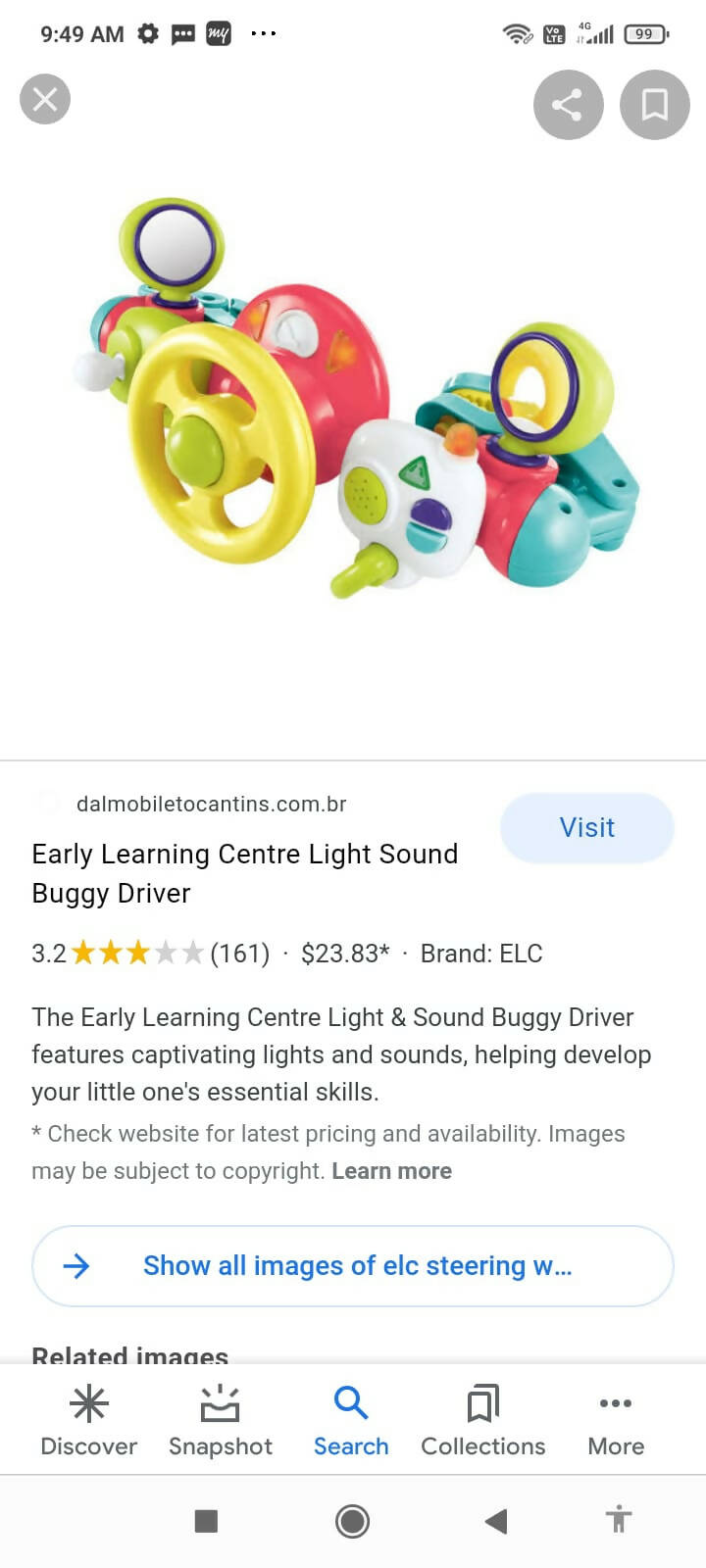 ELC Driving Toy - PyaraBaby