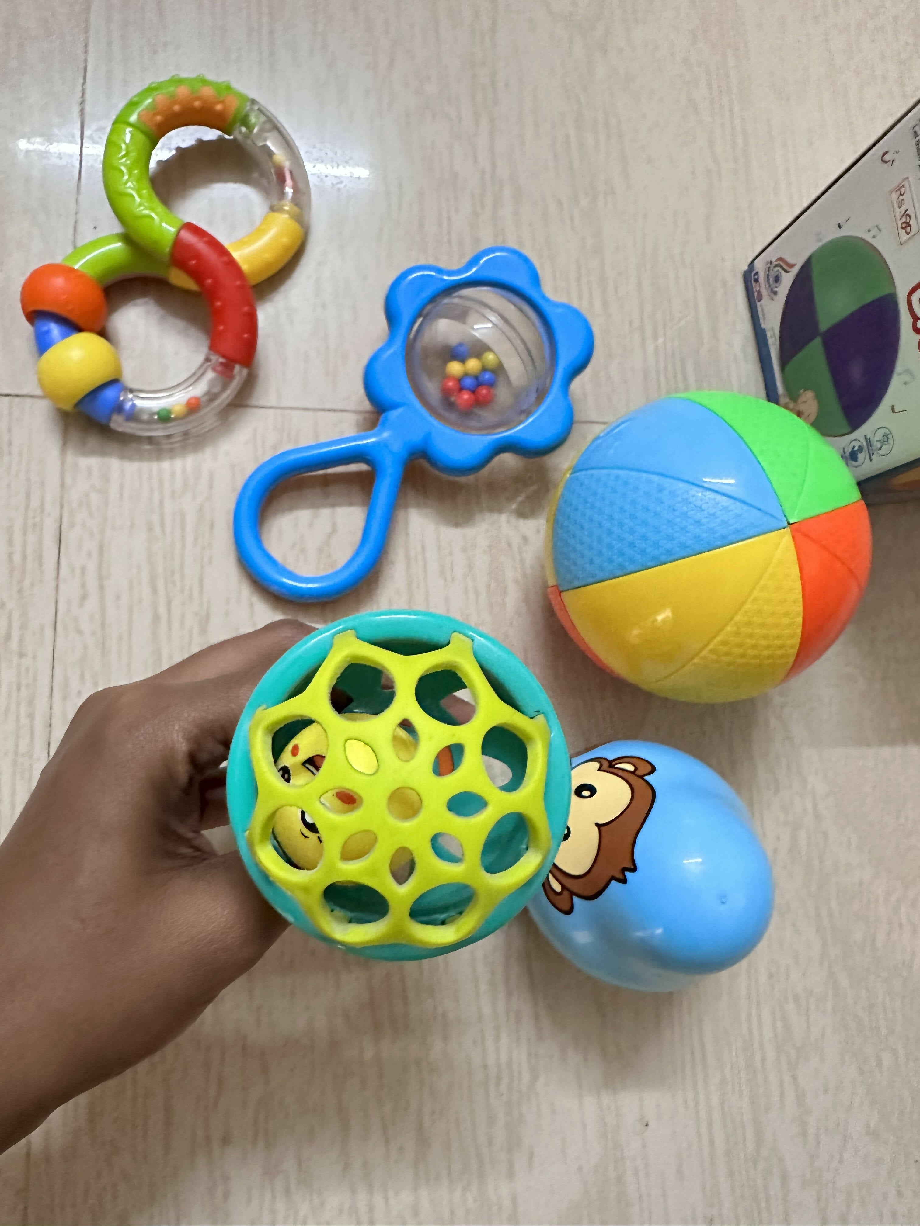 Rattles and music toys for babies - for tummy time and play time - PyaraBaby