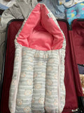 PEACH CUDDLE Warm Baby Sleeping Bag for New Born & Infant, Carry Nest