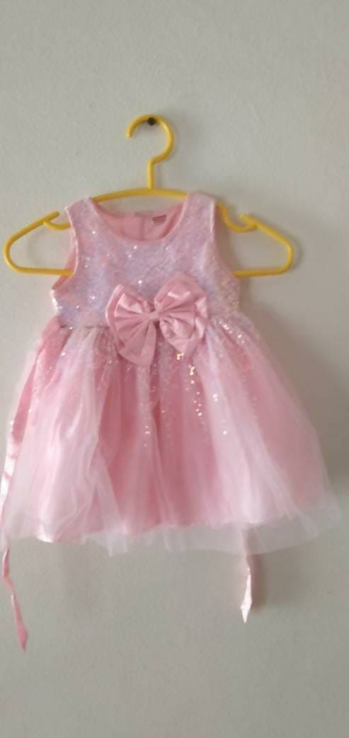 BABYHUG Frock/Dress With Booties Set For Baby Girl