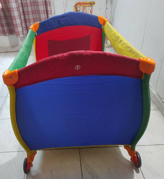 JUSTBORN Play Pen Multicolour, Dimensions: 25.5 × 24 × × 81.5 cm