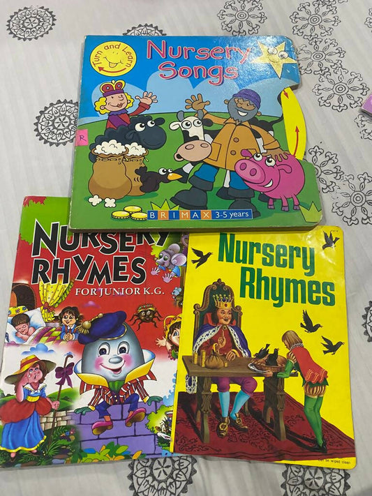 Nursery Rhymes Book - Set of 3 - PyaraBaby