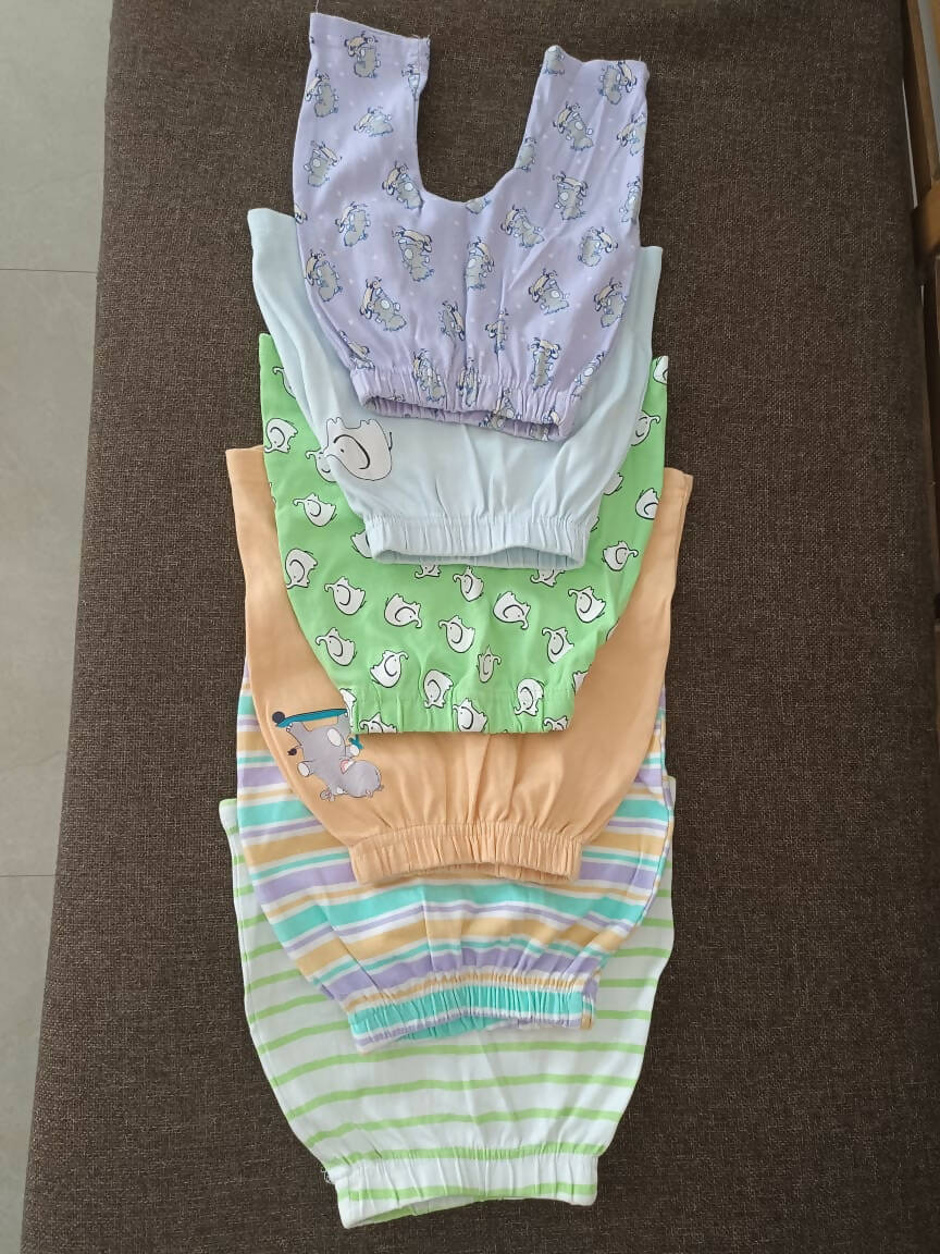 Cotton Pjamas - Set of 6 - PyaraBaby