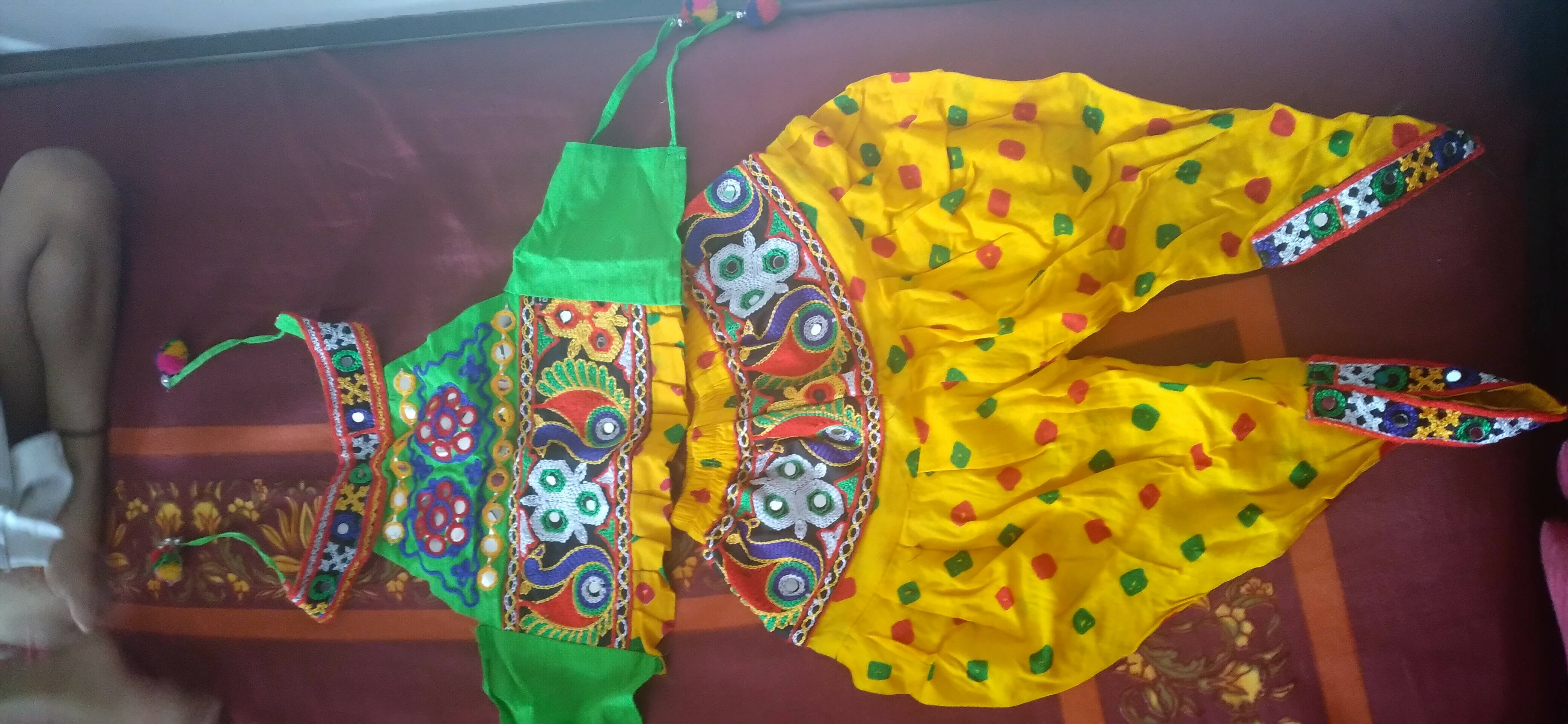 Dhoti halter neck set - Traditional wear