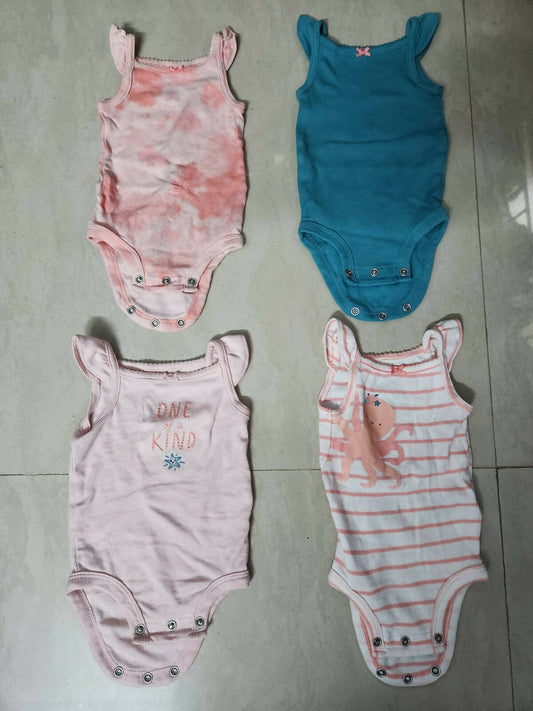 CARTER'S Onesies for Baby- Combo of 4 - PyaraBaby