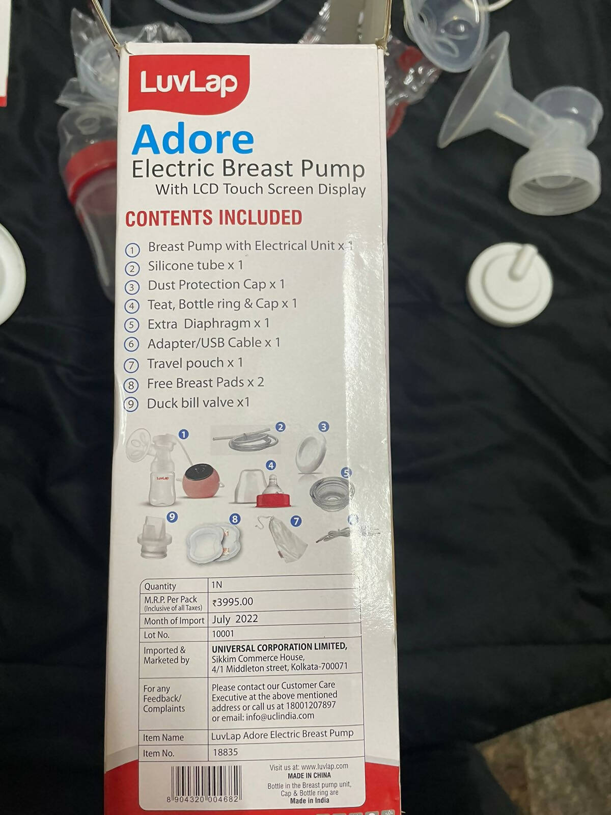 LUVLAP Adore Electric Breast Pump - PyaraBaby