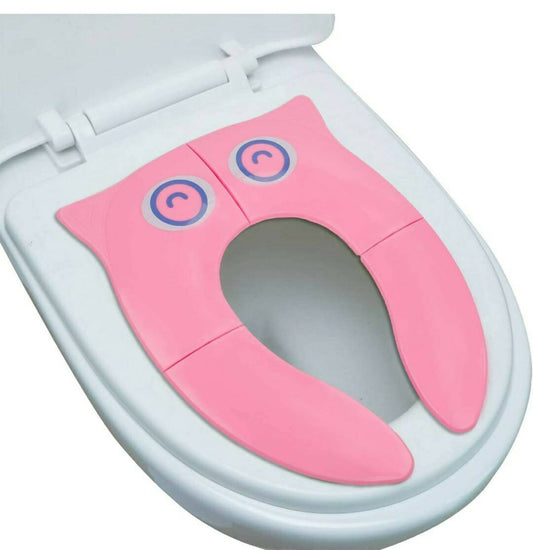 INOVERA Portable Baby Toilet Seat Foldable Western Kids Potty Trainer Cover for Toddler Boys Girls Travel - PyaraBaby