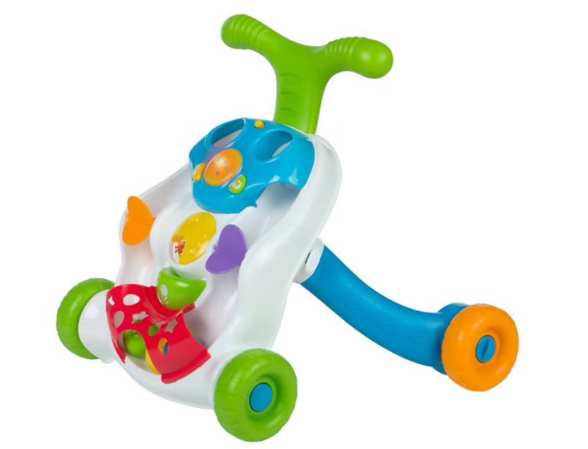HAMLEYS WINFUN First Step Walker Baby Gear for Kids age 6M+ (Green/Blue/White)