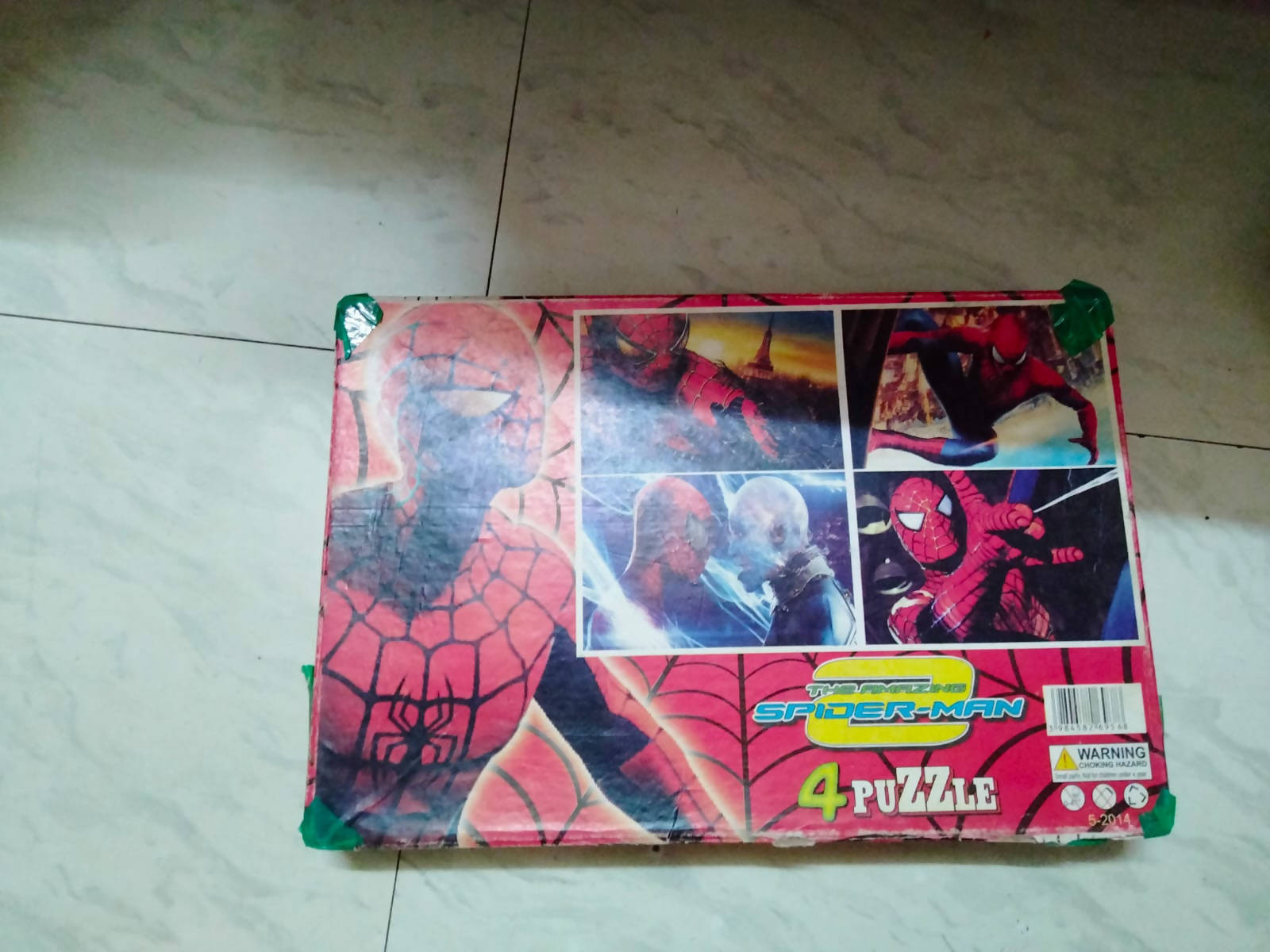 Spider-Man 108 Piece Jigsaw Puzzle for Kids - Set of 4 - PyaraBaby