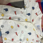 PINK RABBIT Single Jersey Vests Full Sleeves Pack of 2 - Printed White - PyaraBaby