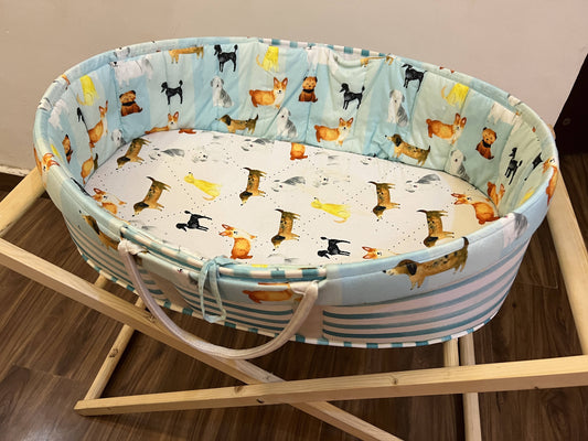 Woofington bassinet with stand for baby-Baby Jalebi