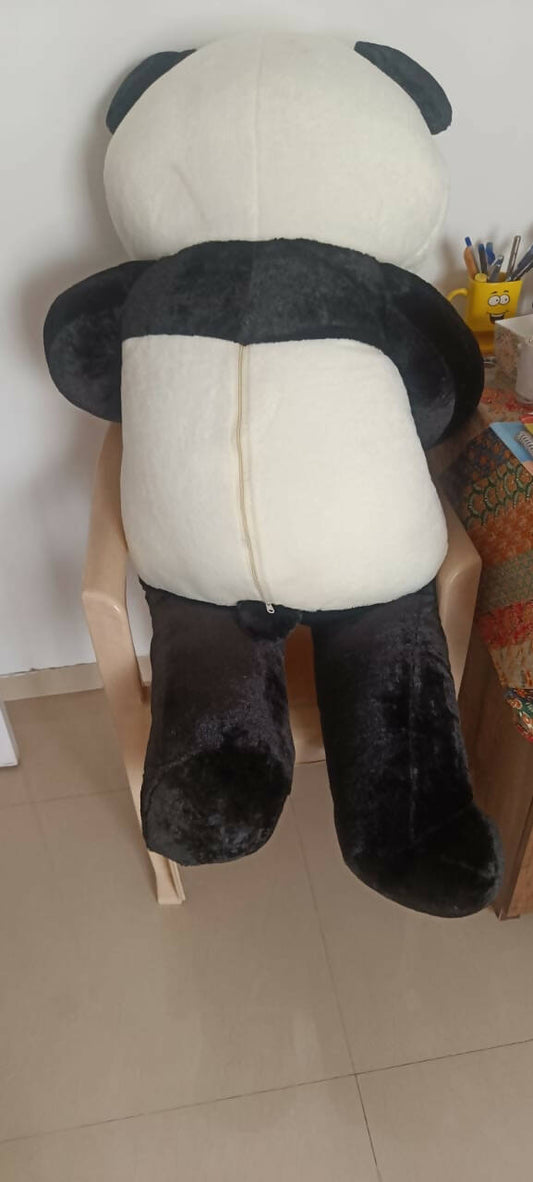 Black & White Panda with Heart pillow