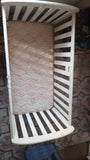 EAST COAST Anna Dropside Cot/Crib for Baby with Mattress, Approx dimensions:127.5L x 18.2W x 71.4H cm - PyaraBaby