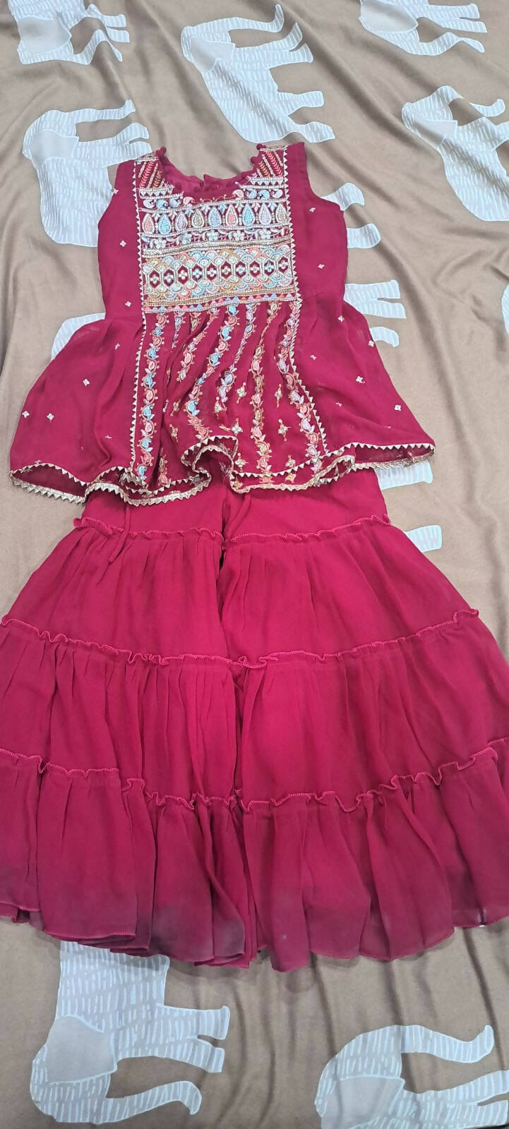 Sharara suit for girl