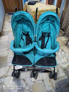 BABYHUG Twin Stroller - Blue