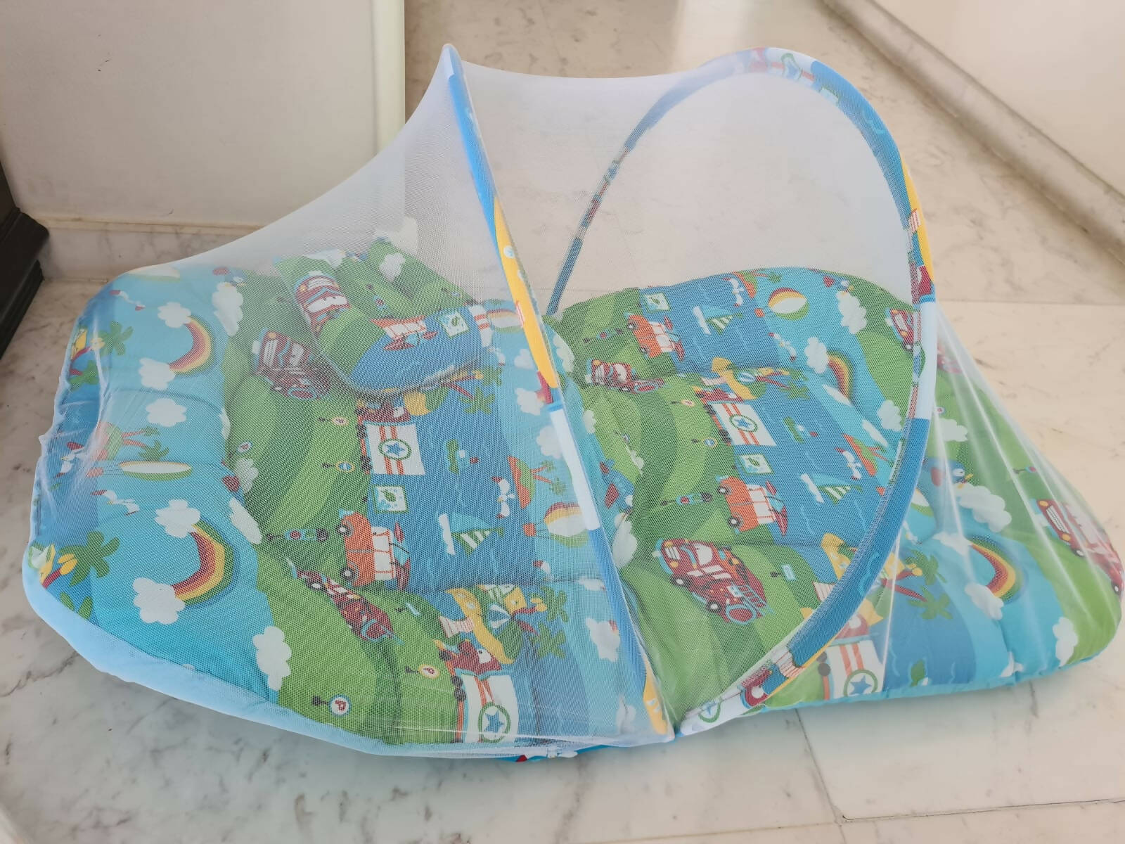 BABYHUG Baby Bed- Blue - PyaraBaby