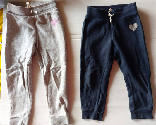 H&M Track Pants With The Set Of Two For 3 To 4 Years Girls - PyaraBaby