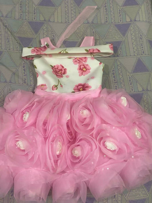 Pink Dress/Frock for Baby Girl - PyaraBaby