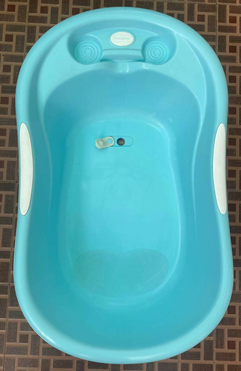 BABYHUG Large Bath Tub with Bather - Blue - PyaraBaby