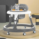 Step into the world of mobility with the stylish STAR AND DAISY Baby Walker in Grey - safety and support for your baby's first steps!