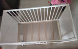IKEA Sundvik Cot/Crib With Babyhug Mattress, Dimensions 60×120 cm