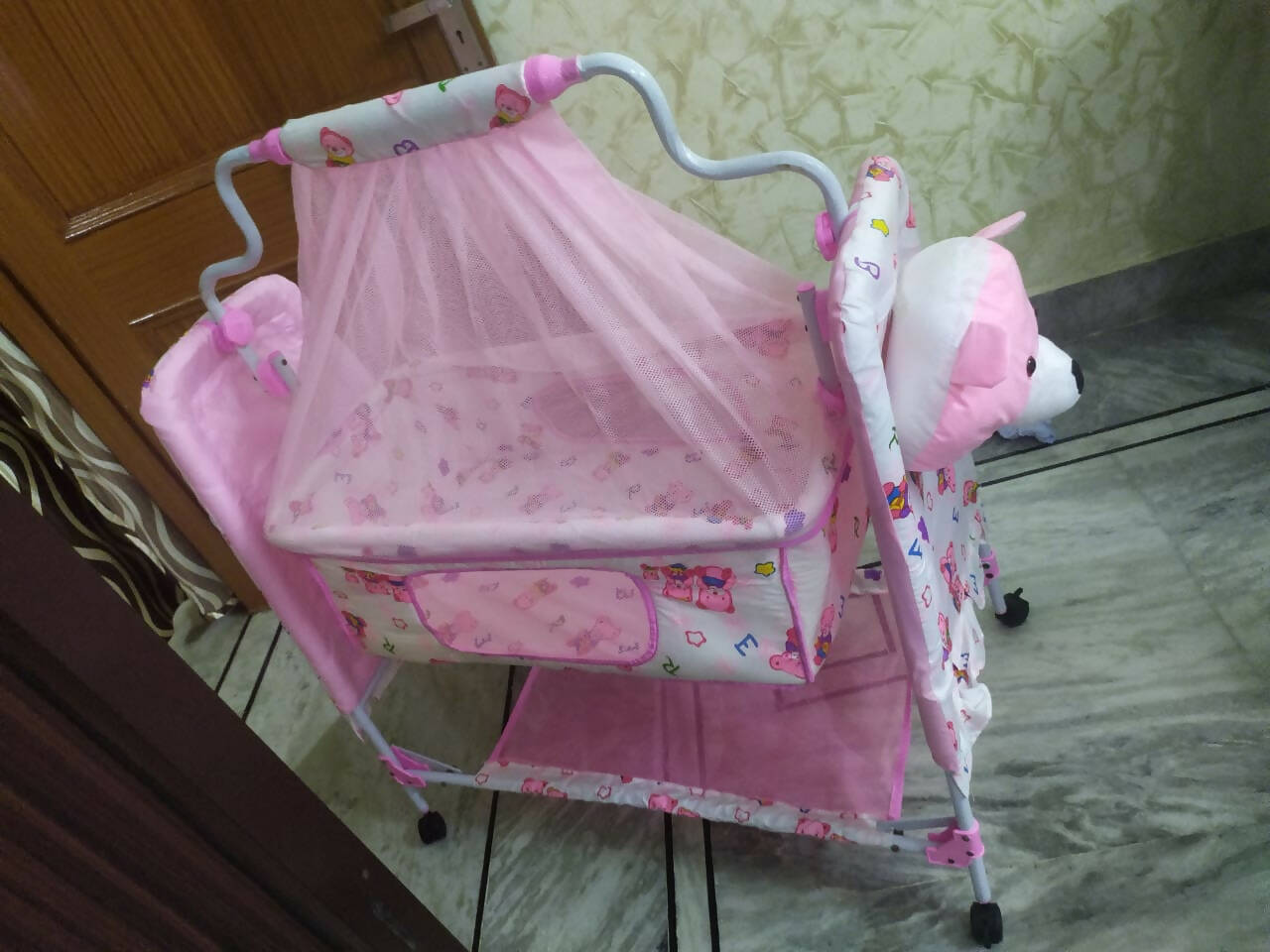 FUNBABY Cradle for Baby- Pink - PyaraBaby