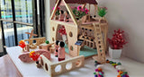 Wooden Doll House - PyaraBaby