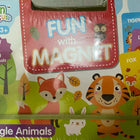 FUN TREASURE Fun with Magnet (Magnet sheets and flash cards) for 3+ years (Jungle Animal themed) - PyaraBaby