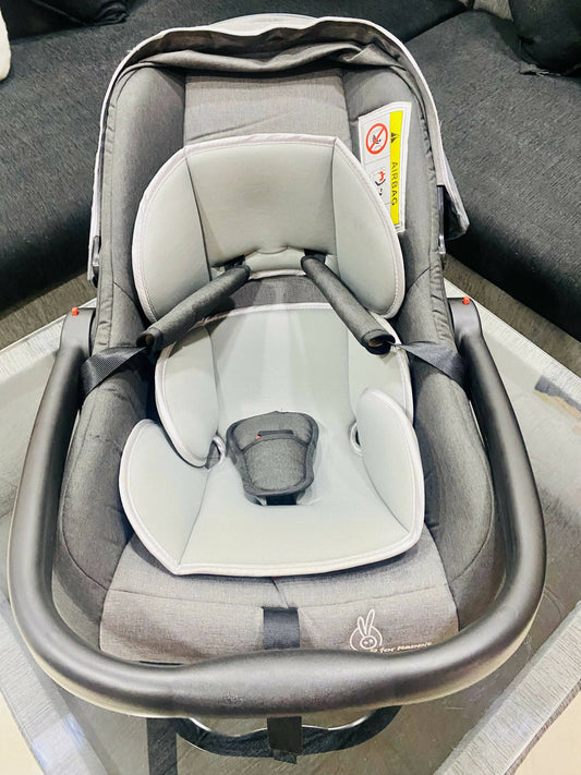 Experience ultimate versatility with the R FOR RABBIT Picaboo 4 in 1 Multipurpose Baby Car Seat cum Carry Cot—designed to simplify travel and provide peace of mind for busy parents.