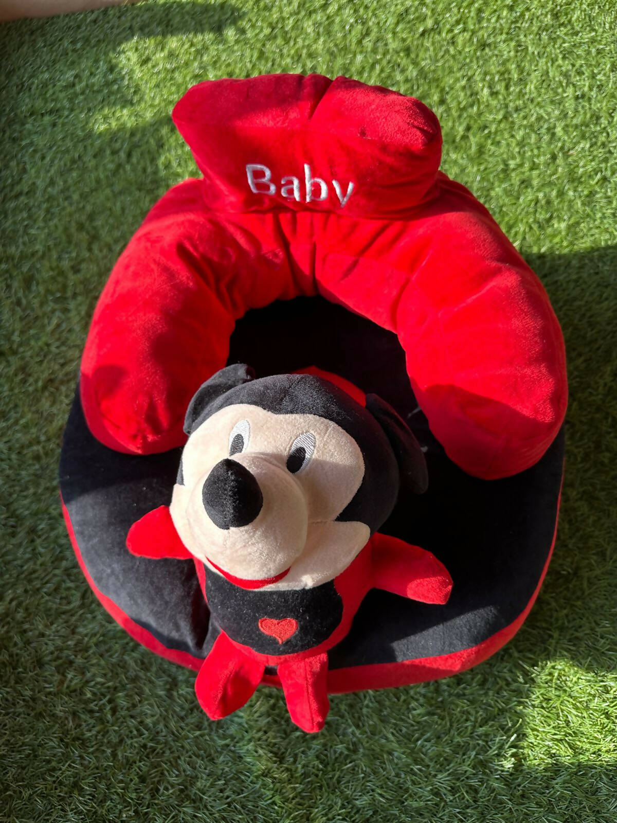 Mickey Mouse Shaped & Panda Shaped Soft Plush Cushion Fabric Sofa