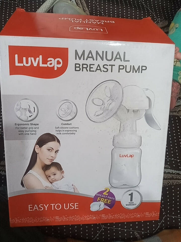 LUVLAP manual breast pump - PyaraBaby