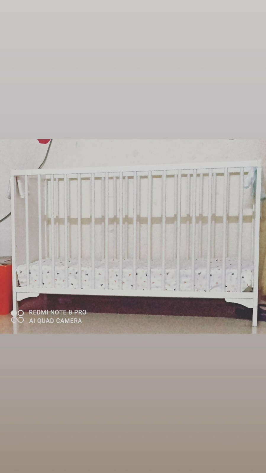 IKEA Sundvik Cot/Crib With Babyhug Mattress, Dimensions 60×120 cm