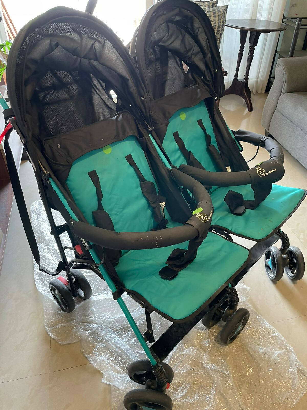 R for rabbit twin stroller outlet