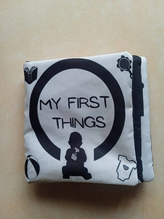 Special Black and White Cloth Book for Newborn Babies - PyaraBaby