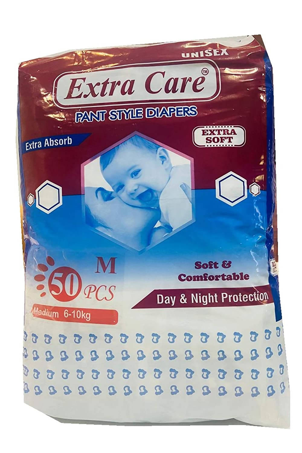 Extra Care Medium Size (M) 50 piece - 6-10 kg
