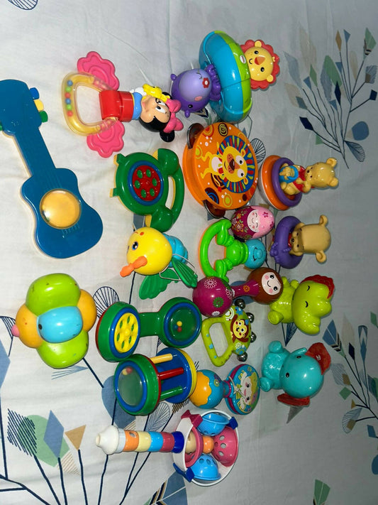 MEE MEE, FISHER PRICE, HUILE ORFF, DISNEY Rattles and Toys - PyaraBaby