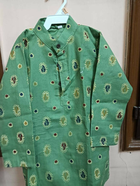 Green Kurta Baby Boy - PyaraBaby