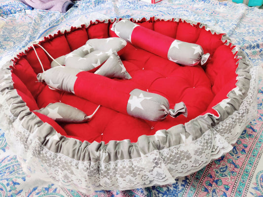 Round Shaped Baby Khazana Bed with Mosquito Net
