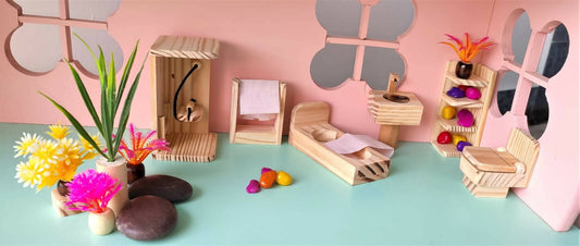 Wooden Extended Bathroom Toy