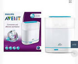 PHILIPS Avent Bottle Sterilizer/Steriliser | Kills 99% Germs & Bacteria | 10 Mins Cycle | 6 Bottle Capacity - PyaraBaby