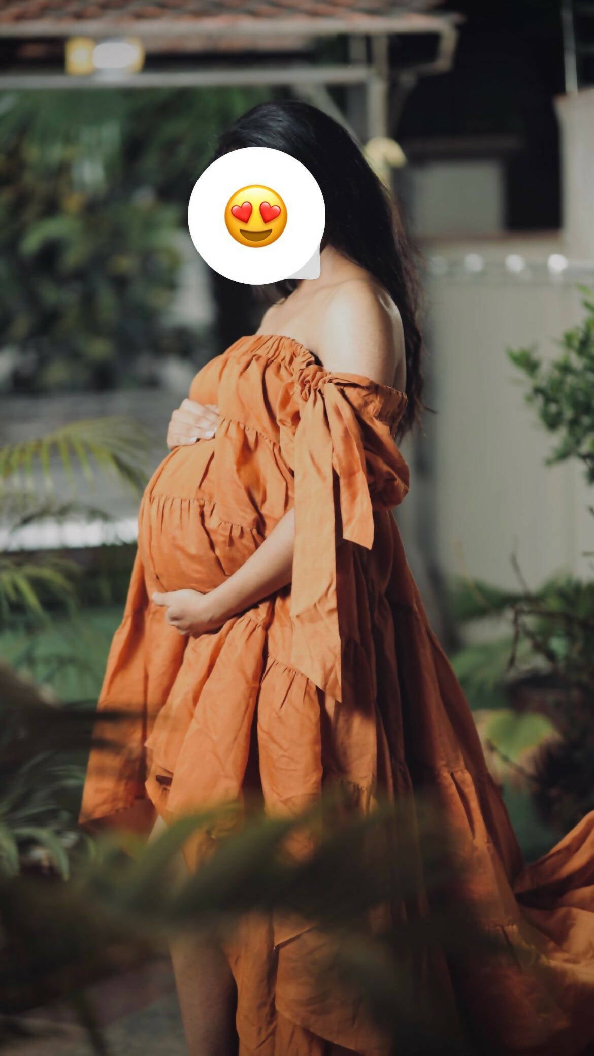 ASOS Maternity Dress - Rust Orange - PyaraBaby