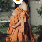 ASOS Maternity Dress - Rust Orange - PyaraBaby