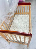BABYHUG Florence 4-1 Rocking Cot/Crib Cum Junior Bed, Dimensions: 102×15×63.5 cm - PyaraBaby