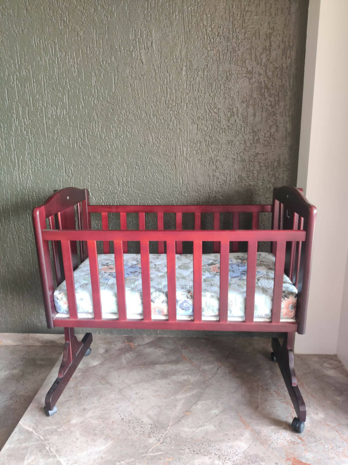 R FOR RABBIT Dream Time Baby Wooden Cradle, Baby Cot Bed, Baby Crib for Newborn Bedding Set - PyaraBaby