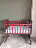 R FOR RABBIT Dream Time Baby Wooden Cradle, Baby Cot Bed, Baby Crib for Newborn Bedding Set - PyaraBaby