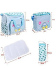 Baby Bucket Diaper Bag- Blue - PyaraBaby